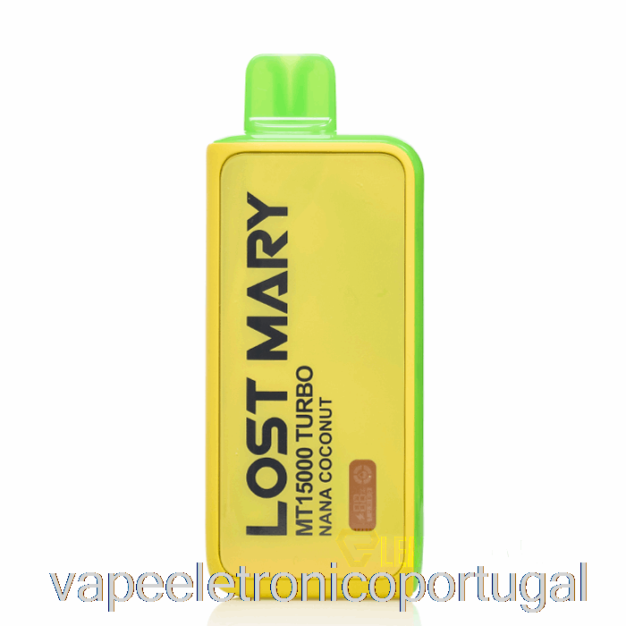Vape Eletrônico Perdido Mary Mt15000 Descartável Nana Coco